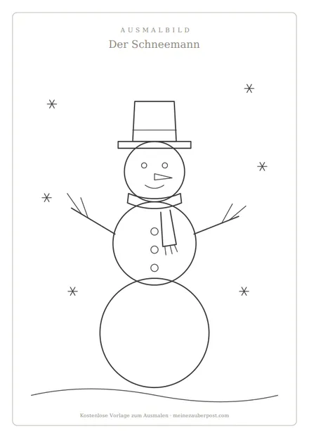 Vorschau: Der Schneemann