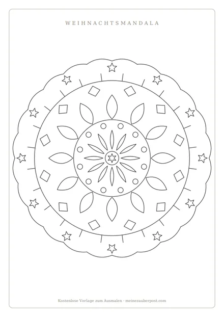 Vorschau: Mandala «Sternenkranz»