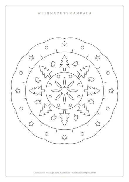 Vorschau: Mandala «Tannenwald»