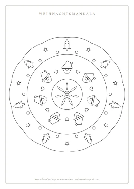 Vorschau: Wichtel-Mandala